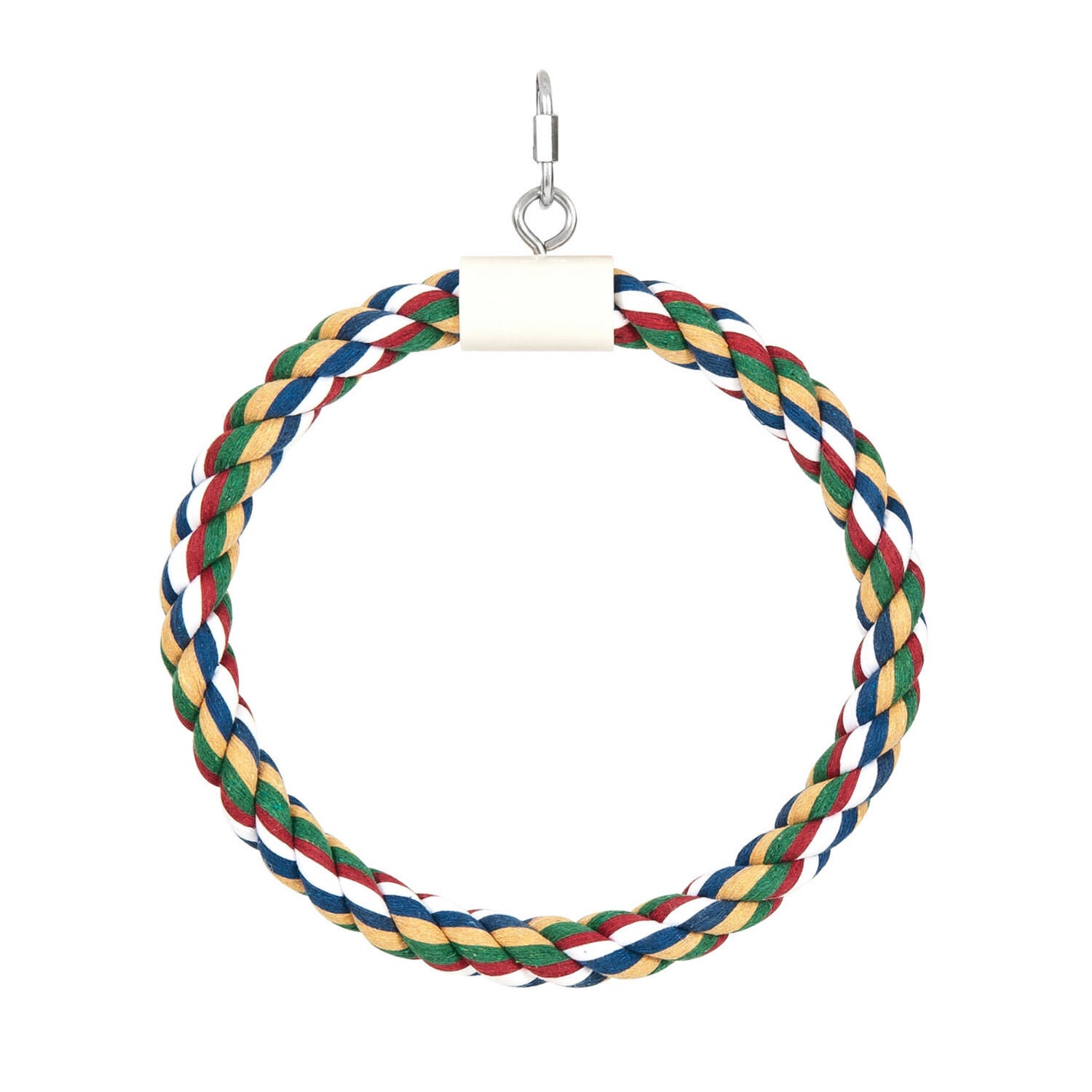 Jw Pet Swing N Perch Ring Bird Swing, Multi-Color, Large