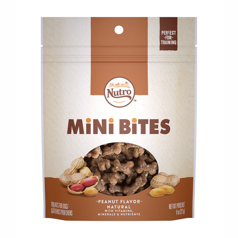 Mini Bites Peanut Flavor Dog Treats image number 2