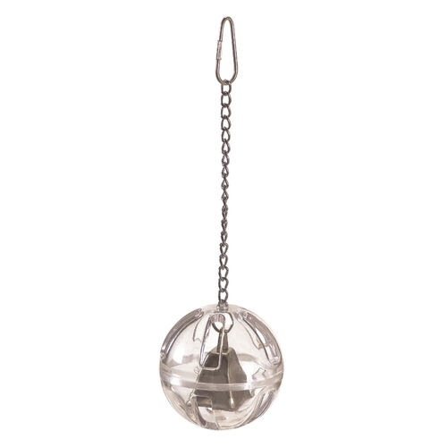 Foraging Ball With Bell Bird Toy