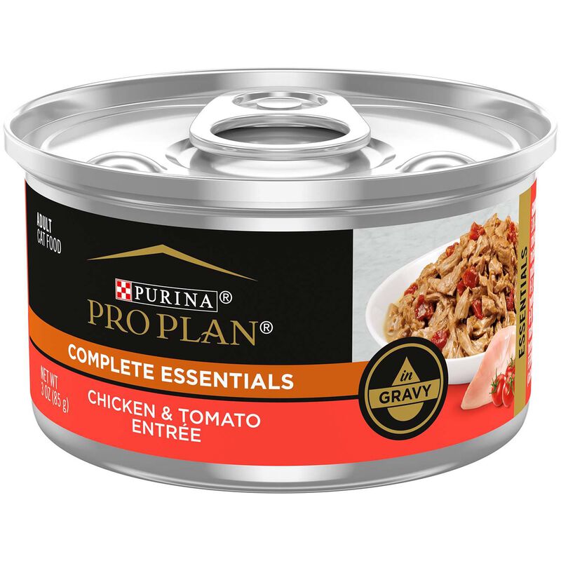 Purina Pro Plan Chicken Entree With Tomatoes In Gravy Cat Food image number 1