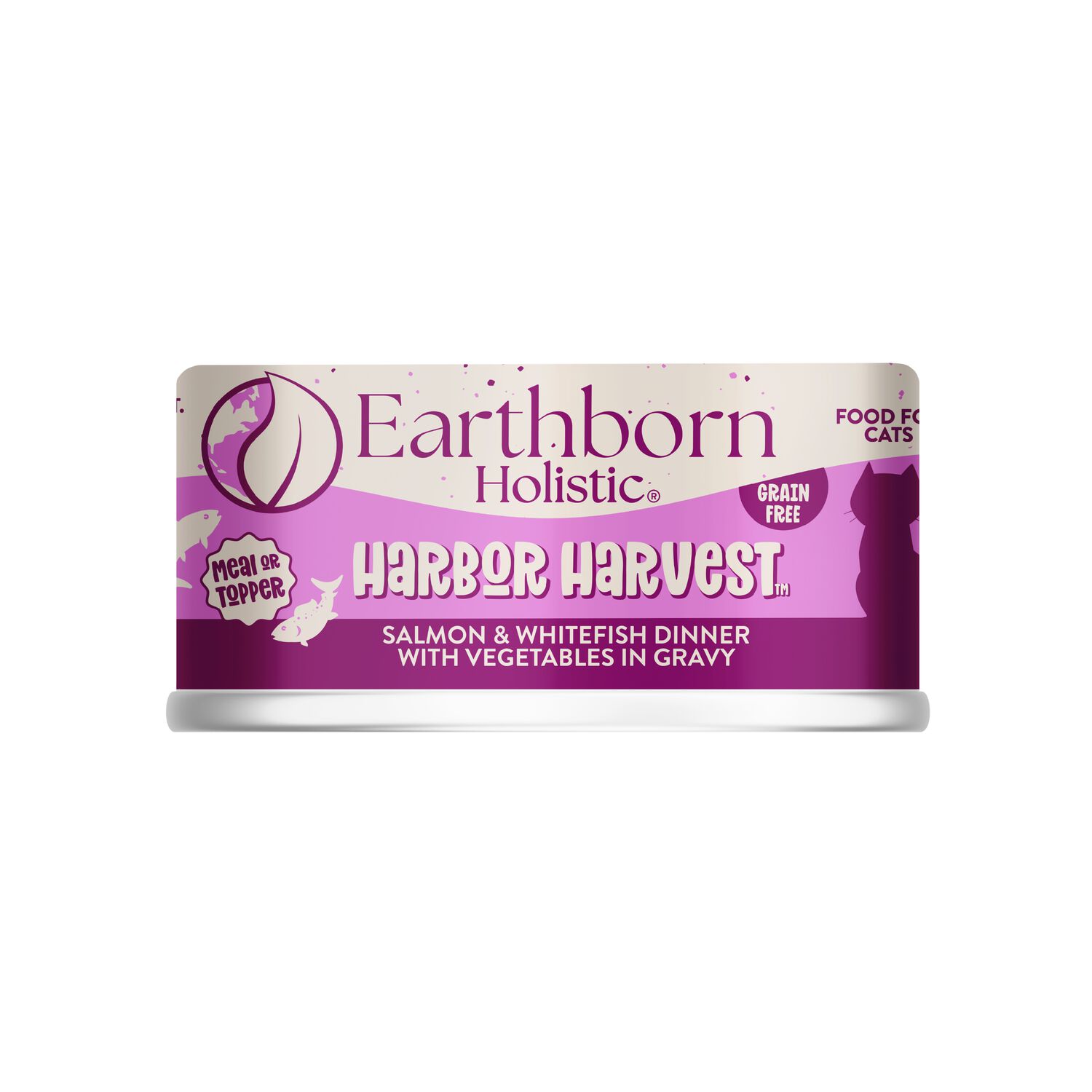 Earthborn Holistic Harbor Harvest Salmon And Whitefish Dinner With Vegetables Cat Food
