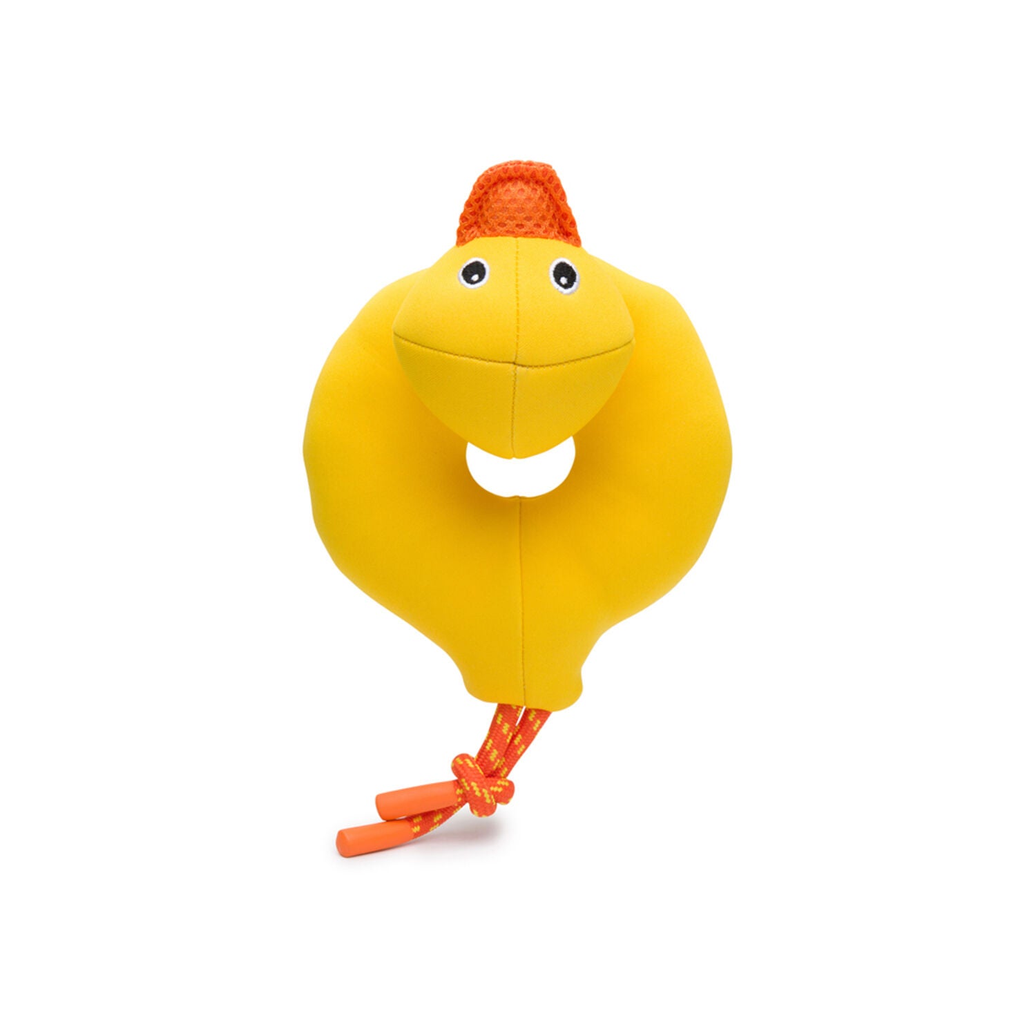 Fabdog Floatie Duck Squeaky Floating Dog Toy, 7"