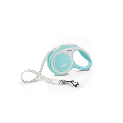 Flexi Comfort Retractable Tape Leash, Light Blue