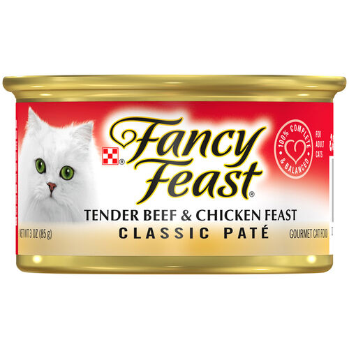 Classic Pate Tender Beef & Chicken Feast Cat Food