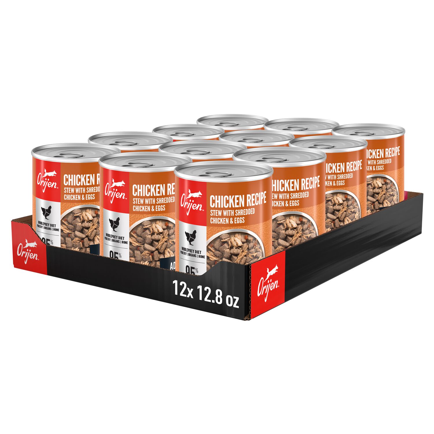 Orijen Chicken Recipe Stew With Shredded Chicken & Eggs Wet Dog Food, 12.8-Oz