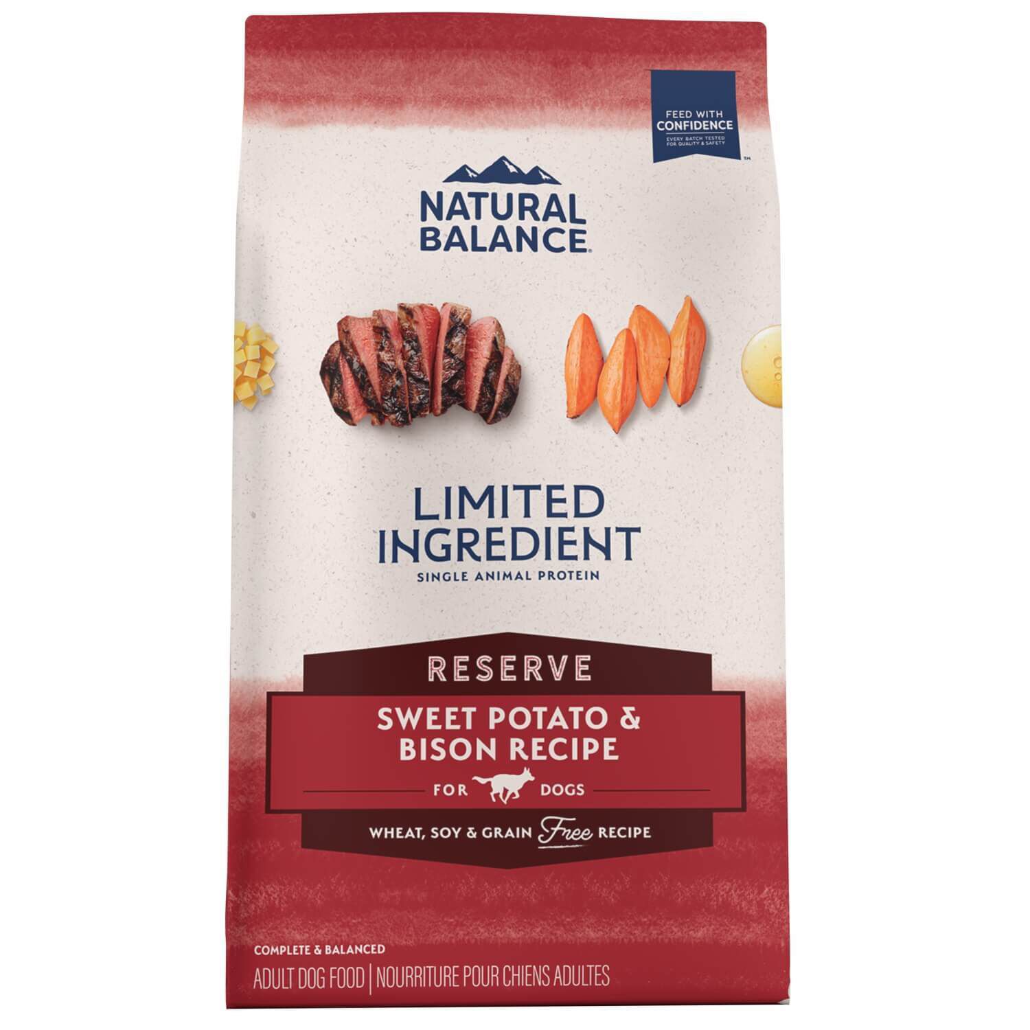 Natural Balance Limited Ingredient Reserve Grain Free Sweet Potato & Bison Recipe Dry Dog Food