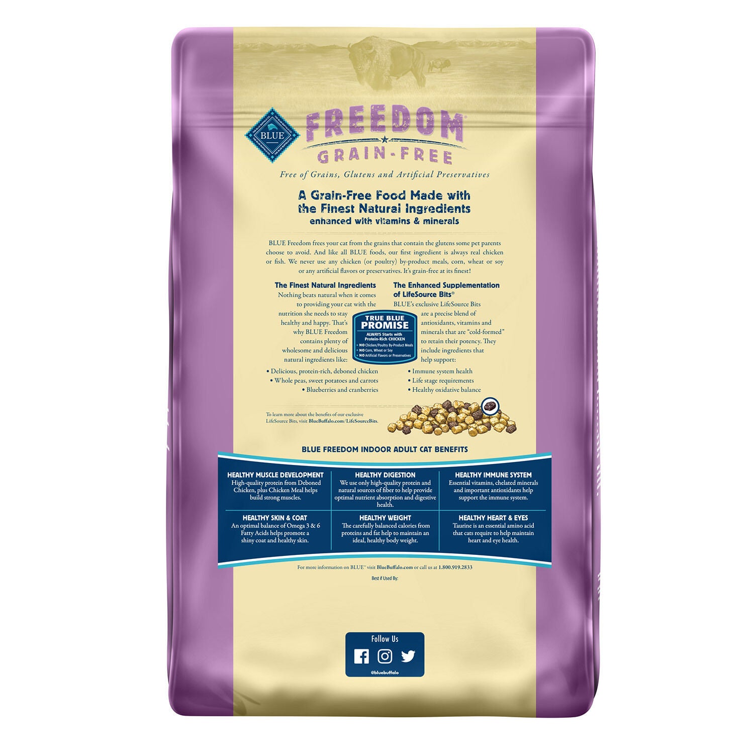 Blue Buffalo Freedom Grain-Free Indoor Natural Chicken Recipe Cat Food