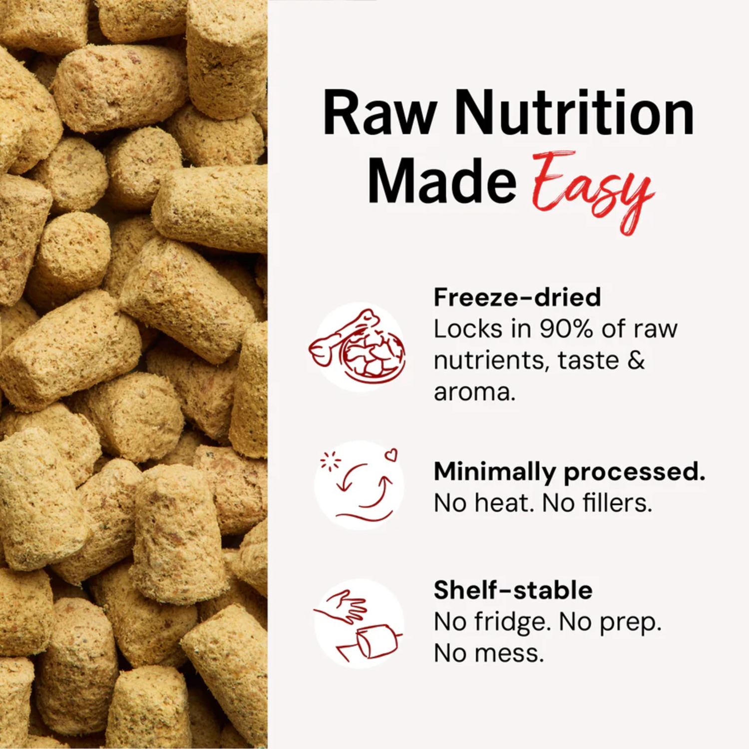Stella & Chewy's Freeze-Dried Raw Meal Mixers Dog Food Topper - Stella's Super Beef Recipe, 1-Ounce Bag