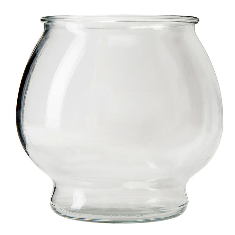 Footed Glass Fish Bowl image number 1