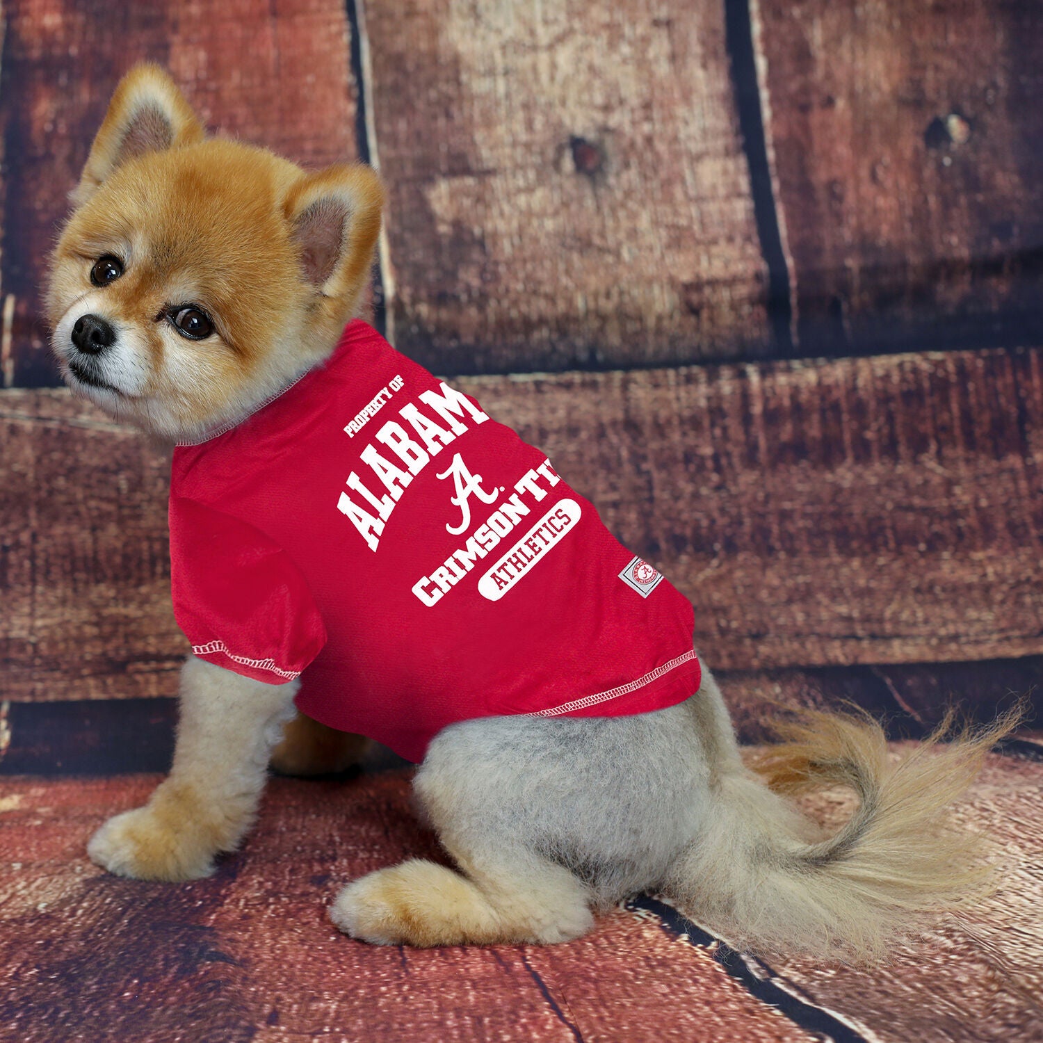 Pets First Ncaa Licensed University Of Alabama Crimson Tide Dog Shirt, Medium