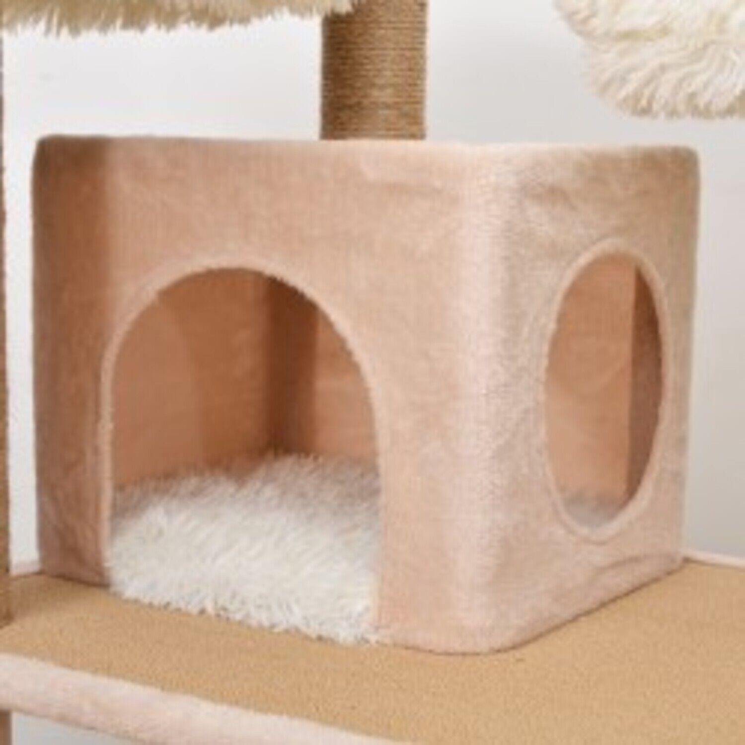 Catry Castle 7-Level Cat Tree With Cat Hammock, Scratching Post, And Playful Toys, 74.5"