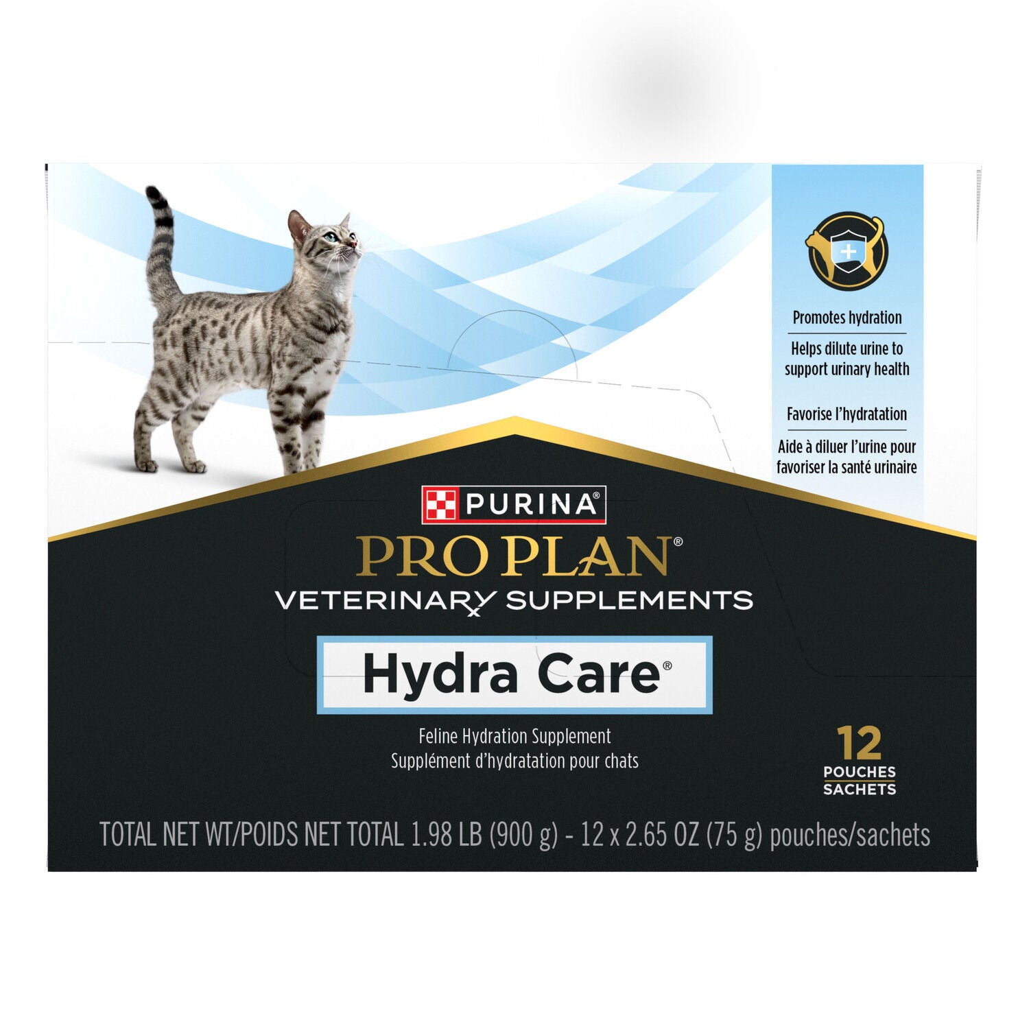 Purina Pro Plan Veterinary Supplements Hydra Care Cat Supplements - 2.65-Oz. Pouches Pack Of 12