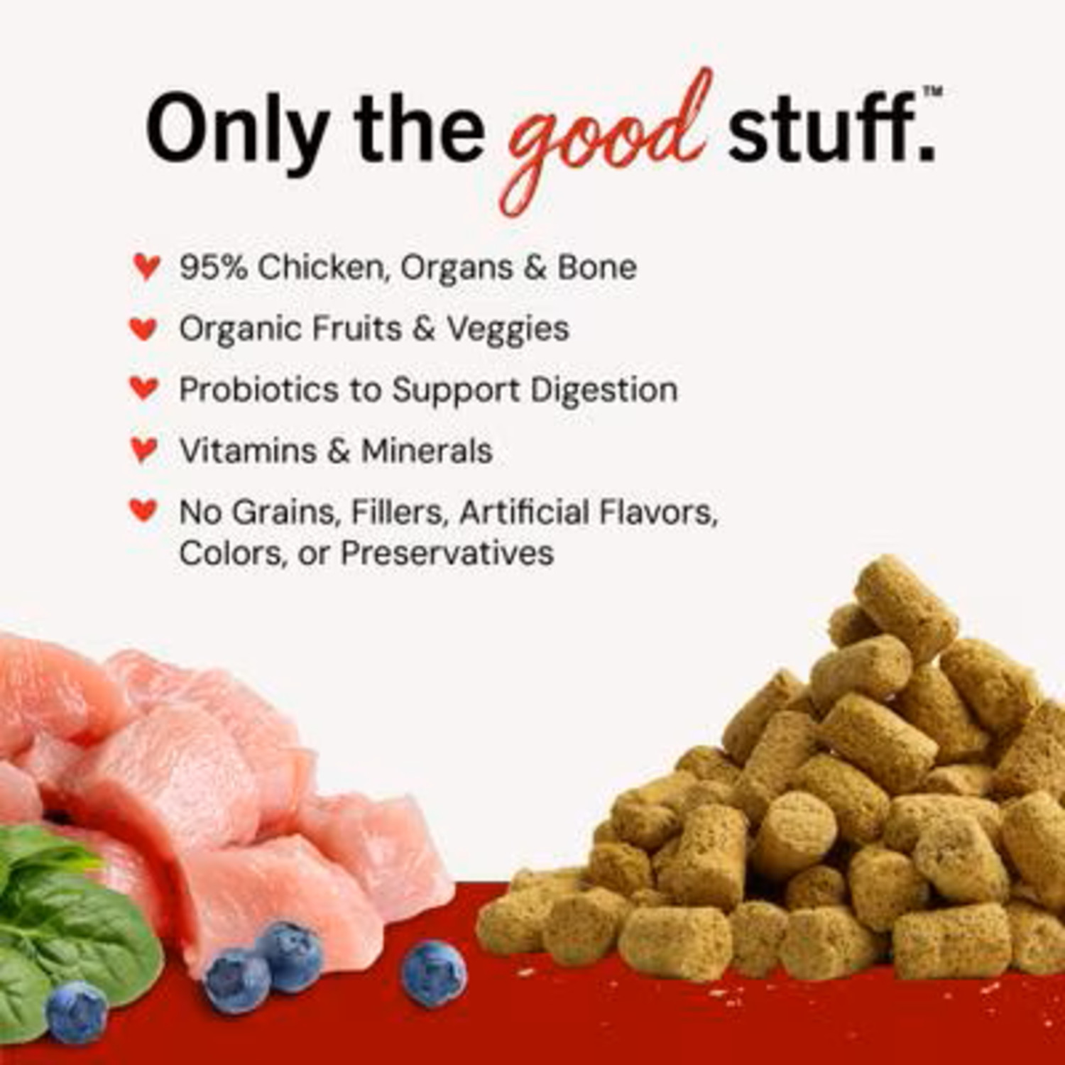 Stella & Chewy's Freeze-Dried Raw Chewy's Meal Mixers Dog Food Topper, Chewy's Chicken Recipe, 18-Oz