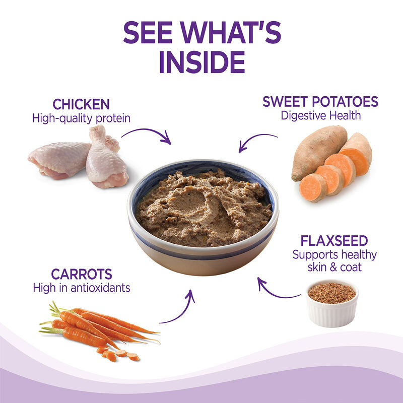 Complete Health Chicken & Sweet Potato Pate Recipe Dog Food image number 2