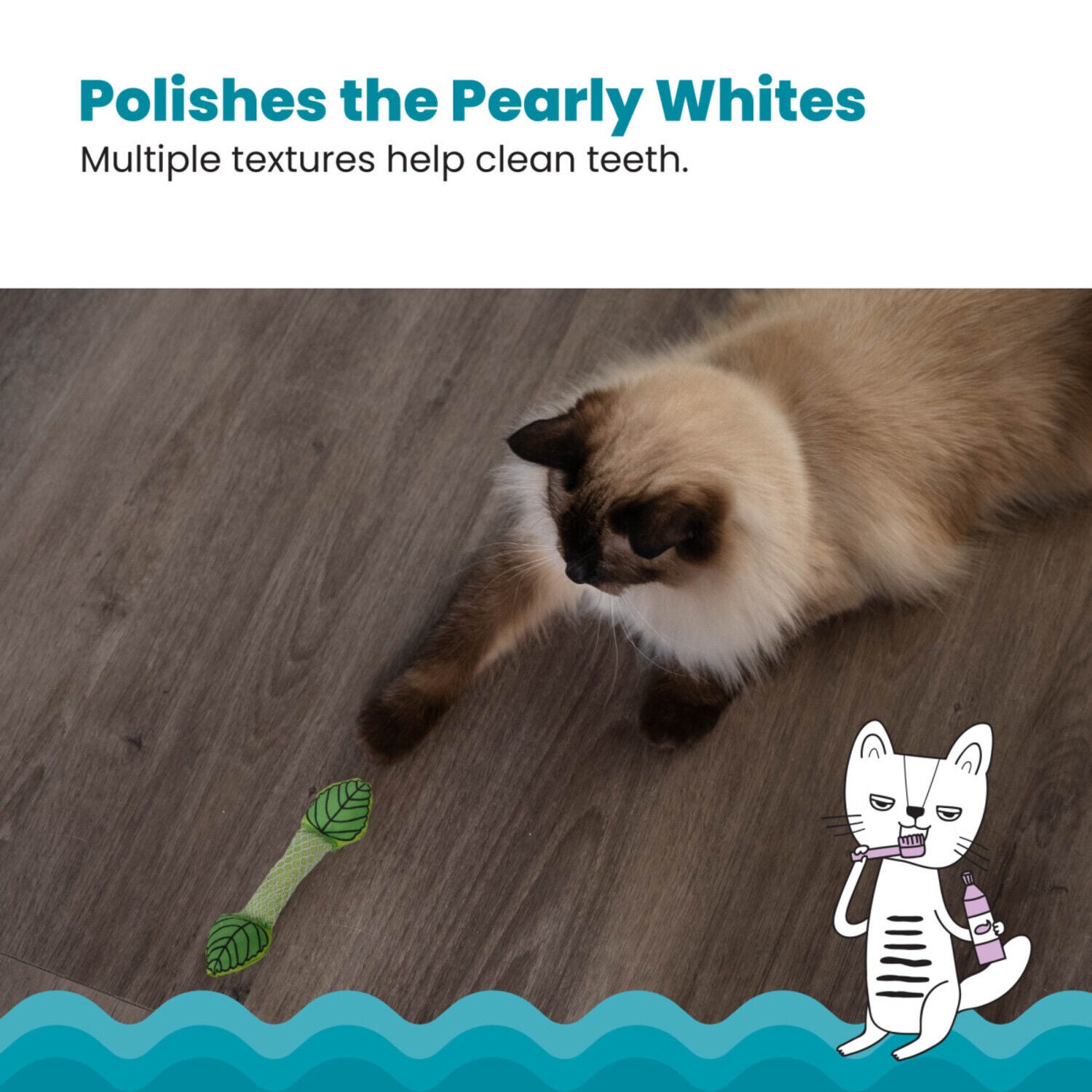Catstages Fresh Breath Mint Stick Dental Chew Cat Toy