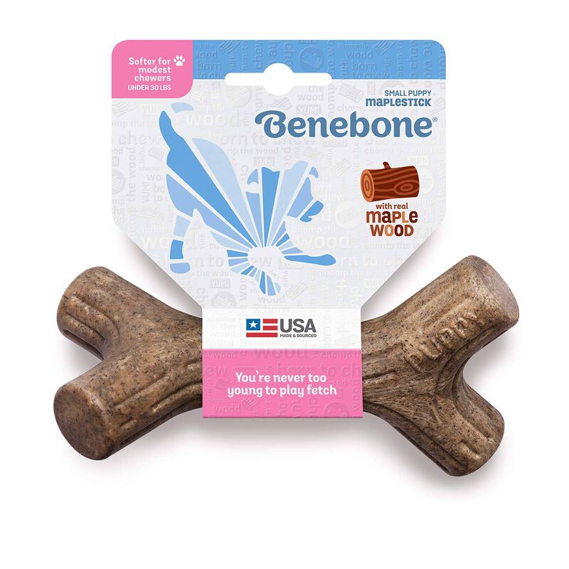 Benebone Puppy Maplestick Small Dog Toy image number 1
