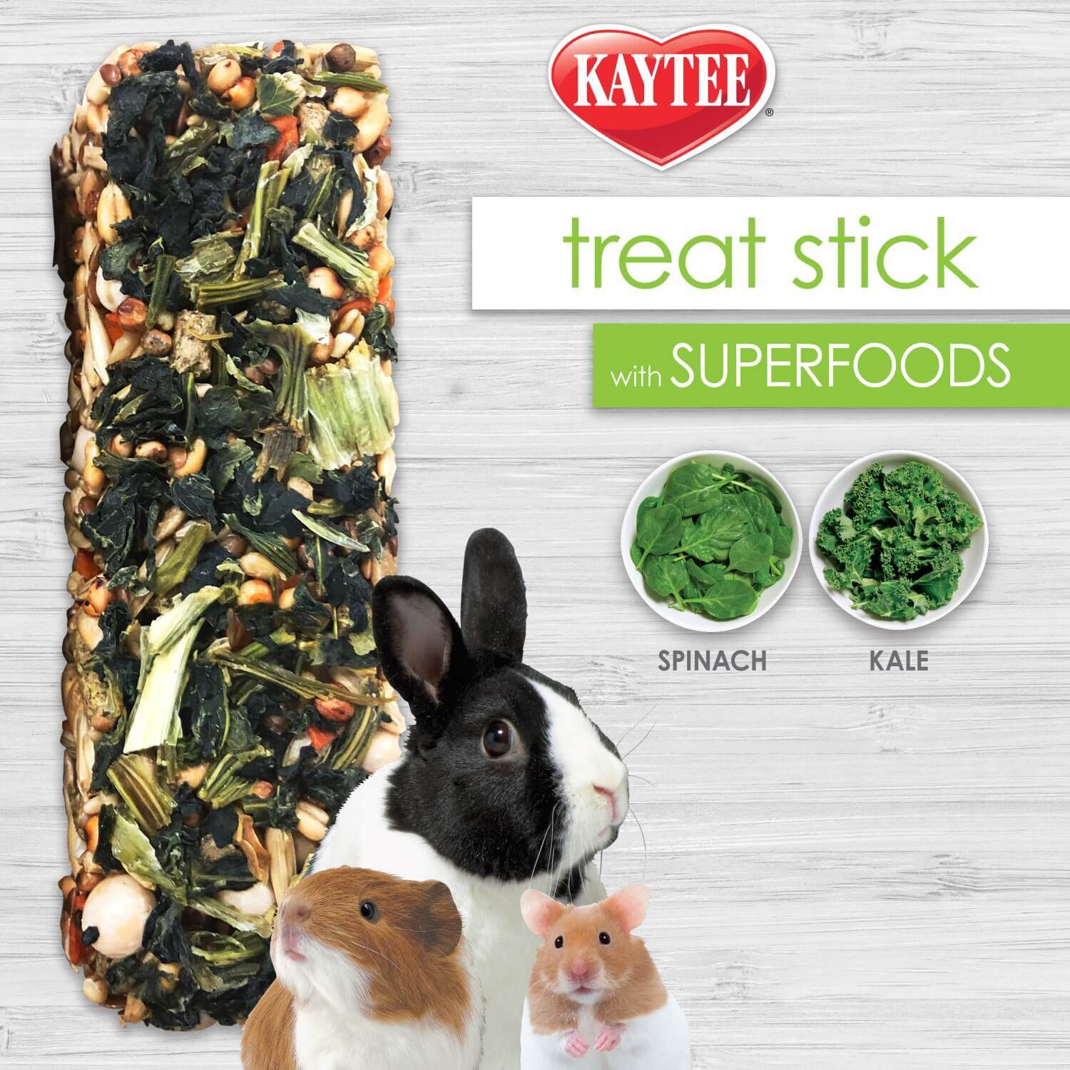 Kaytee Treats Stick With Superfoods, Spinach & Kale
