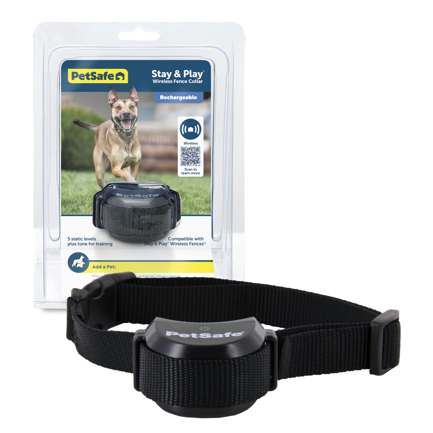 Petsafe Stay & Play&reg; Waterproof Wireless Pet Fence Receiver Rechargeable Receiver Collar