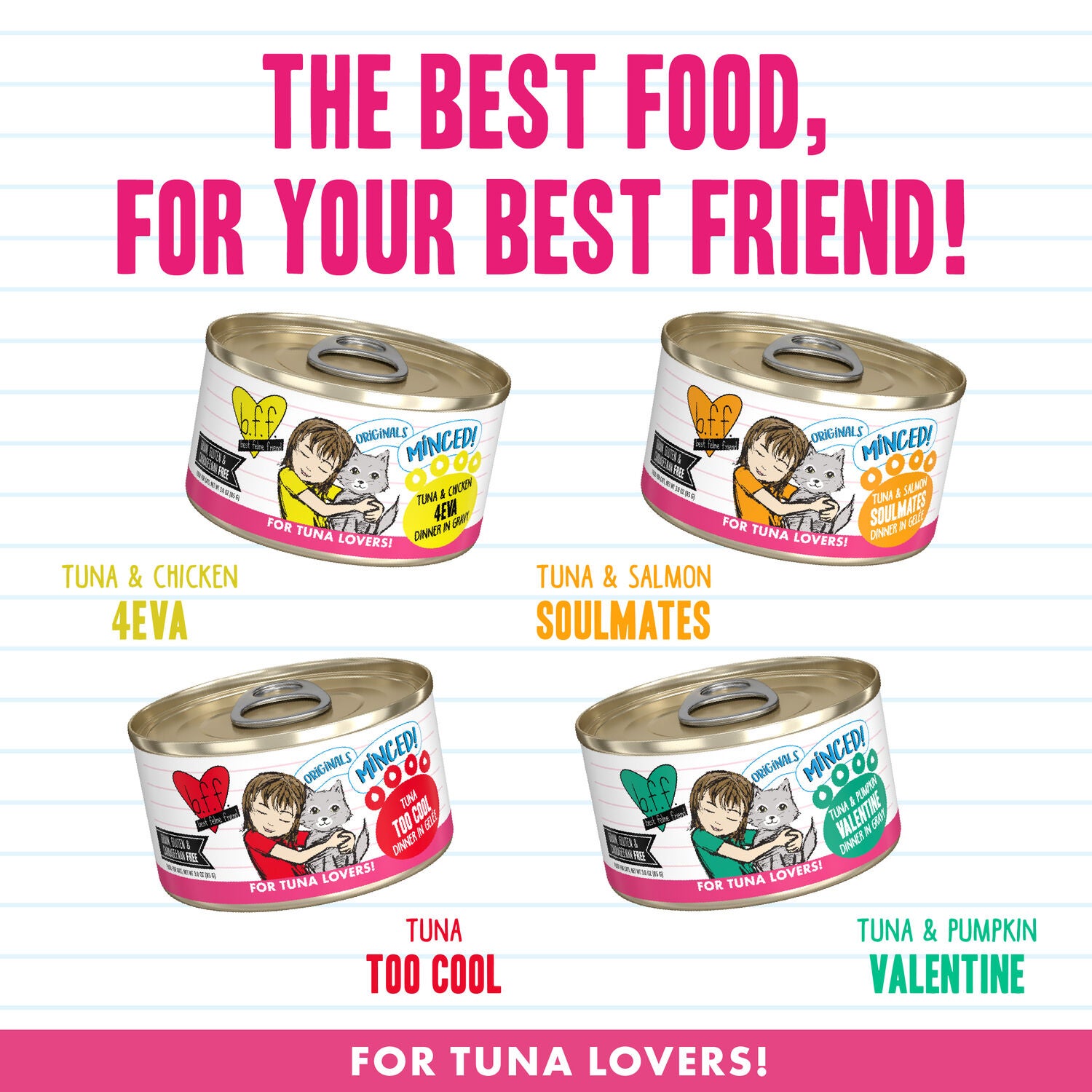 Weruva Bff Minced Batch O' Besties Wet Cat Food, Variety Pack, 3-Oz Can Pack Of 12