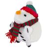 Pet Mate Zoobilee Plush Snowman Holiday Heggies Dog Toy