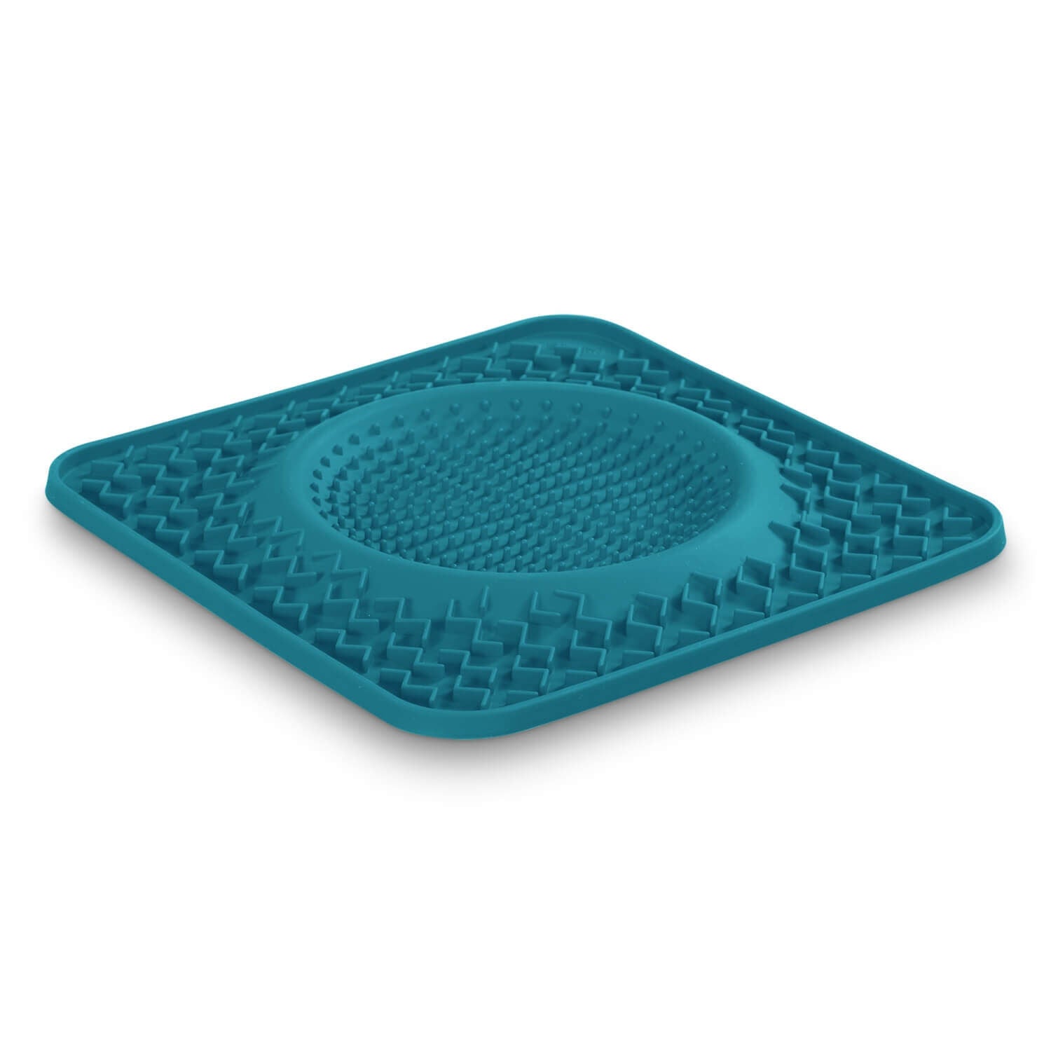 Messy Mutts Silicone Therapeutic Licking Bowl Mat For Dogs & Cats, 10"