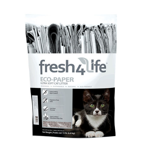 Fresh 4 Life Eco Paper Ultra Soft Cat Litter