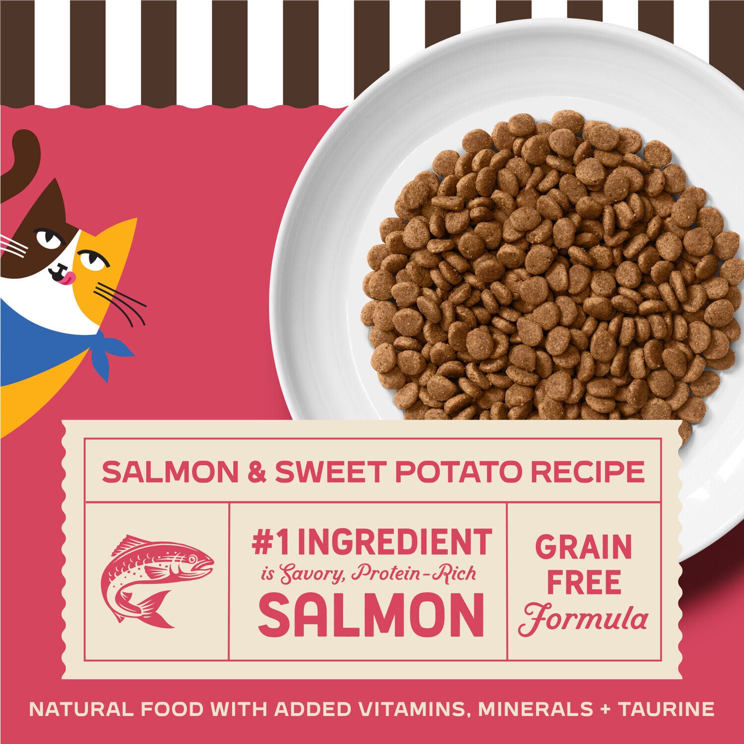 Merrick Purrfect Bistro Grain Free Salmon And Sweet Potato Recipe Dry Adult Cat Food, 4-Lb.