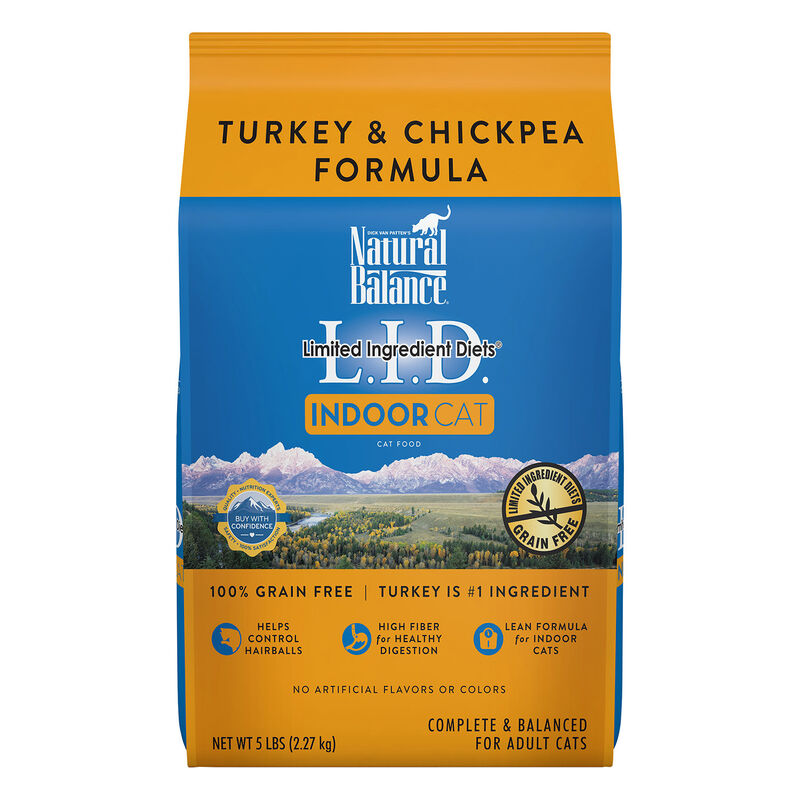 L.I.D. Limited Ingredient Diets Indoor Turkey & Chickpea Formula Cat Food image number 1