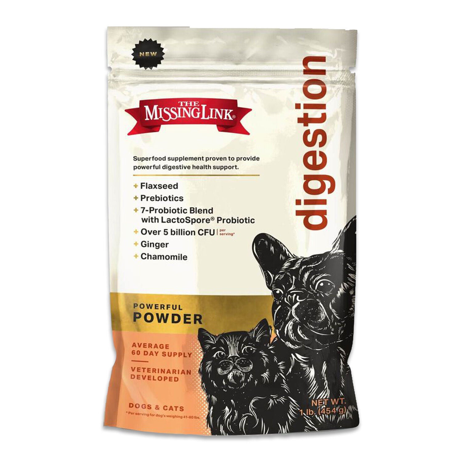 The Missing Link Superfood Powders Digestion Supplement For Dogs
