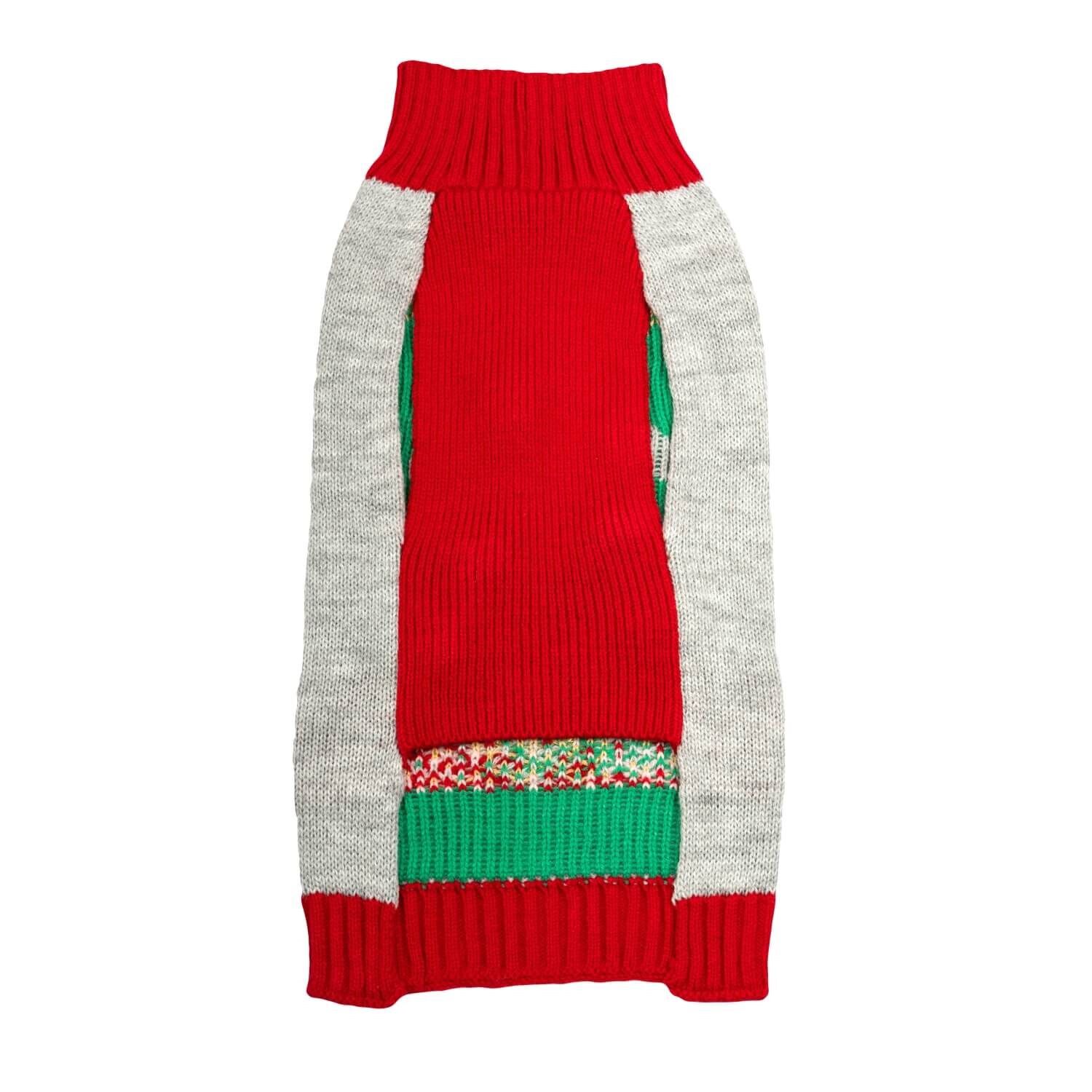 Simply Dog Christmas Tree Pullover Dog Sweater