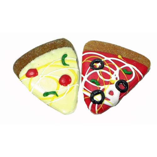 Pawsitively Gourmet Puppy Pizza Hand Decorated Dog Treat