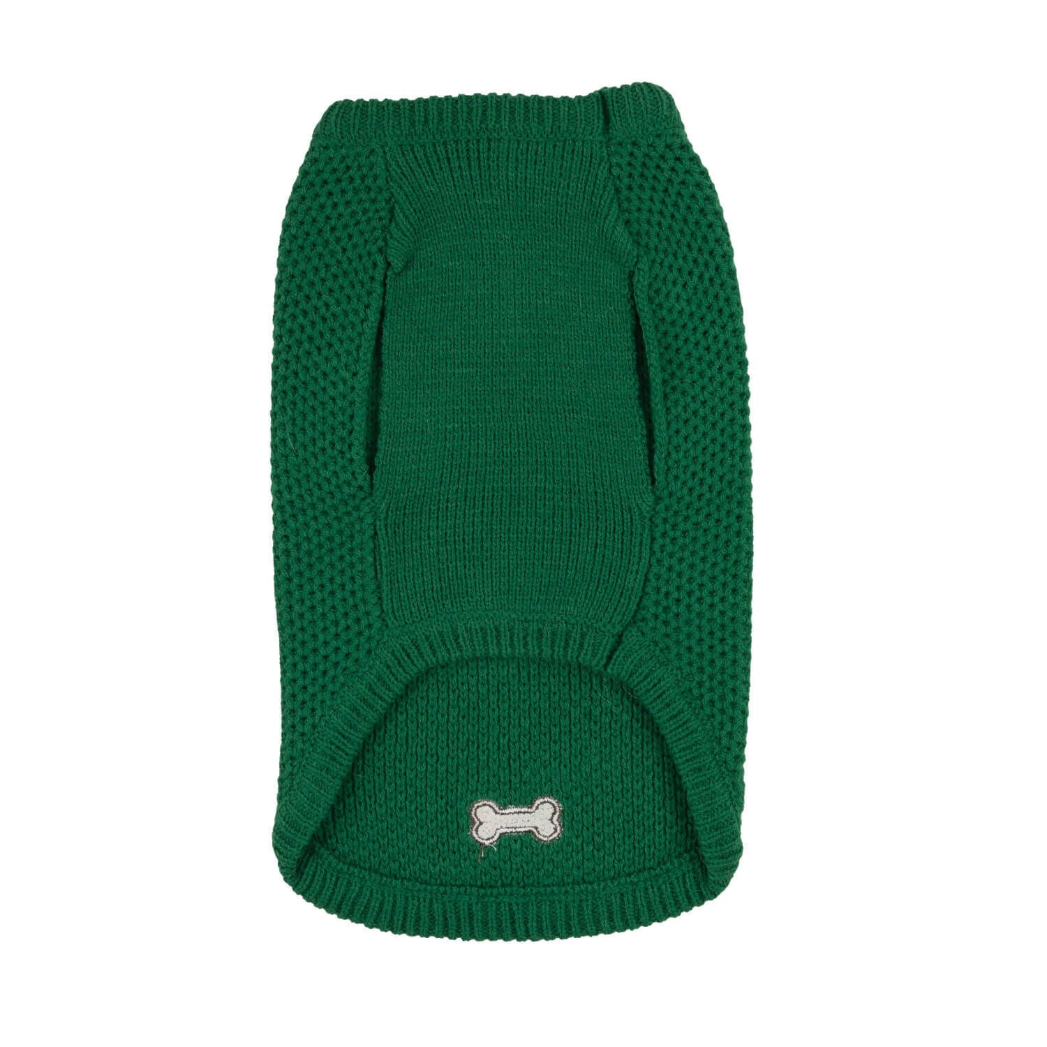 Simply Dog Green Henley Fall Pullover Dog Sweater