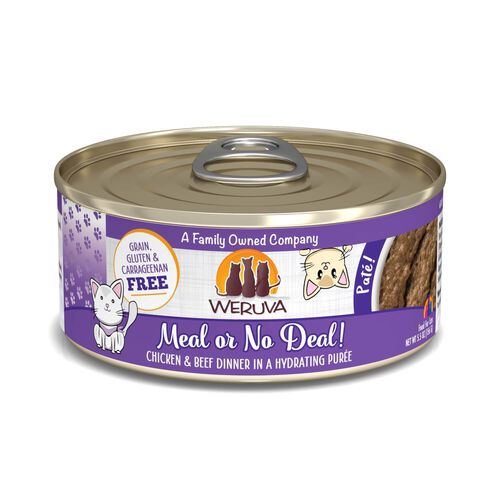 Weruva Classic Cat Paté Meal Or No Deal! With Chicken & Beef Wet Cat Food