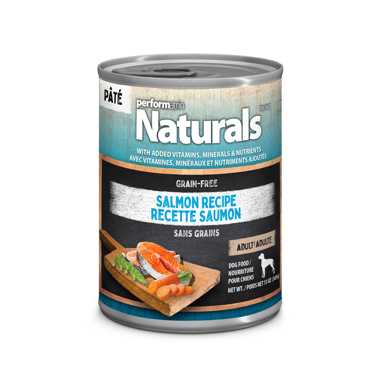 Adult Salmon & Veggies Recipe Dog Food 13oz Pet Supermarket