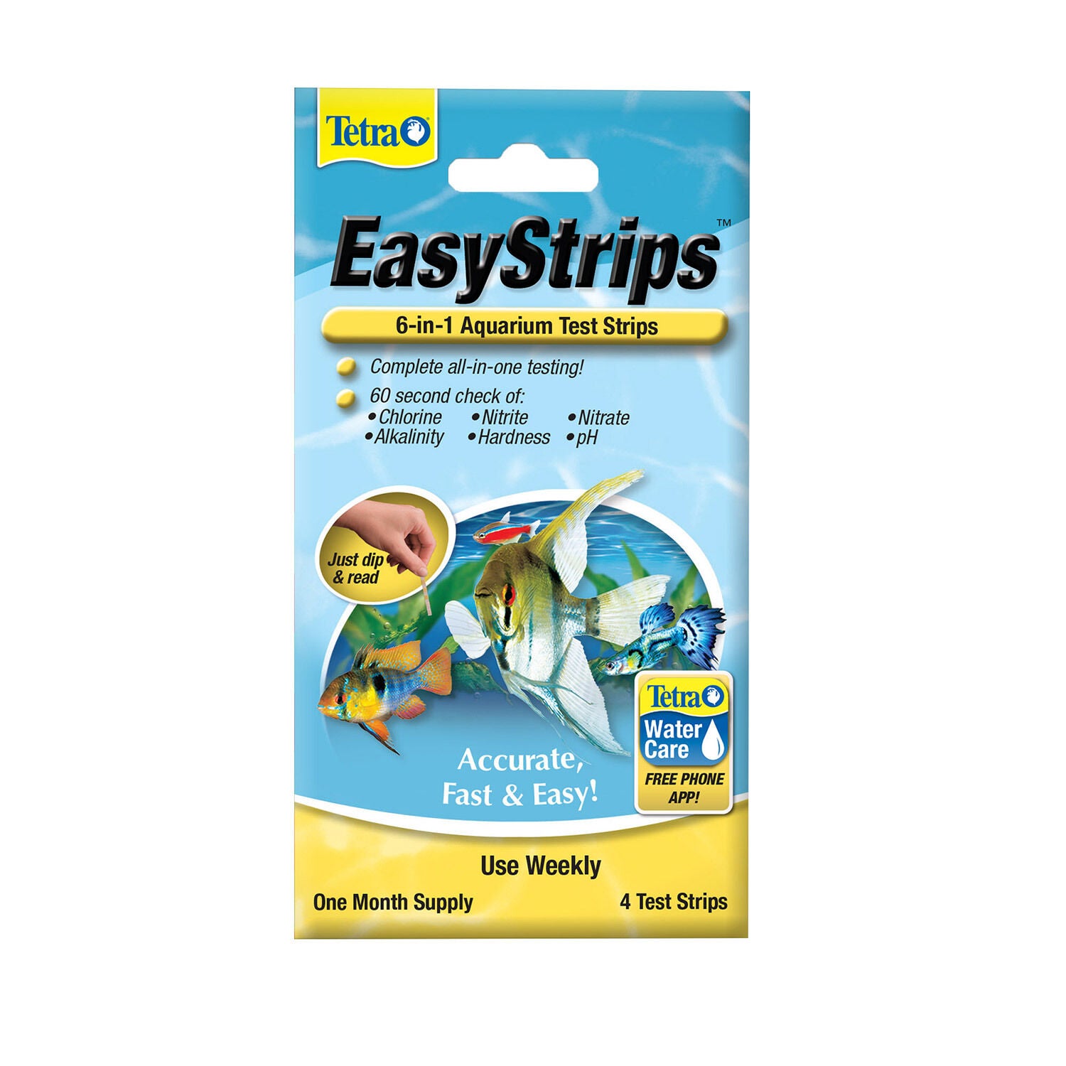 5 in 1 aquarium test strips store