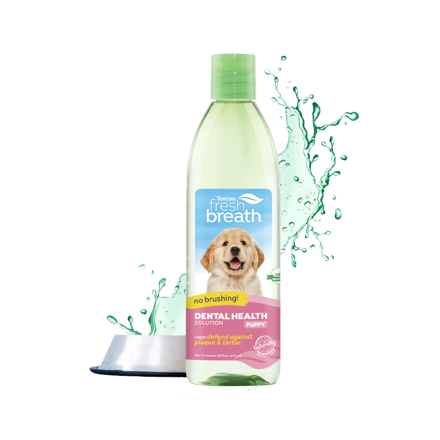 Tropiclean Fresh Breath Oral Care Water Additive For Puppies, 16-Oz