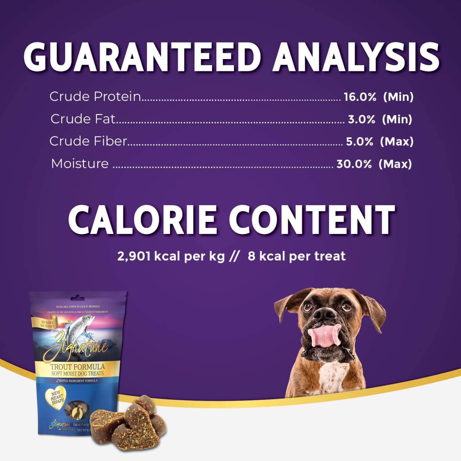 Zignature Trout Formula Soft Moist Limited Ingredient Dog Treats