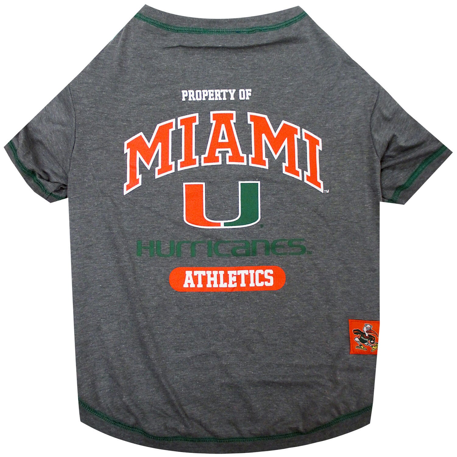 Pets First Ncaa Licensed University Of Miami Hurricanes Dog Shirt