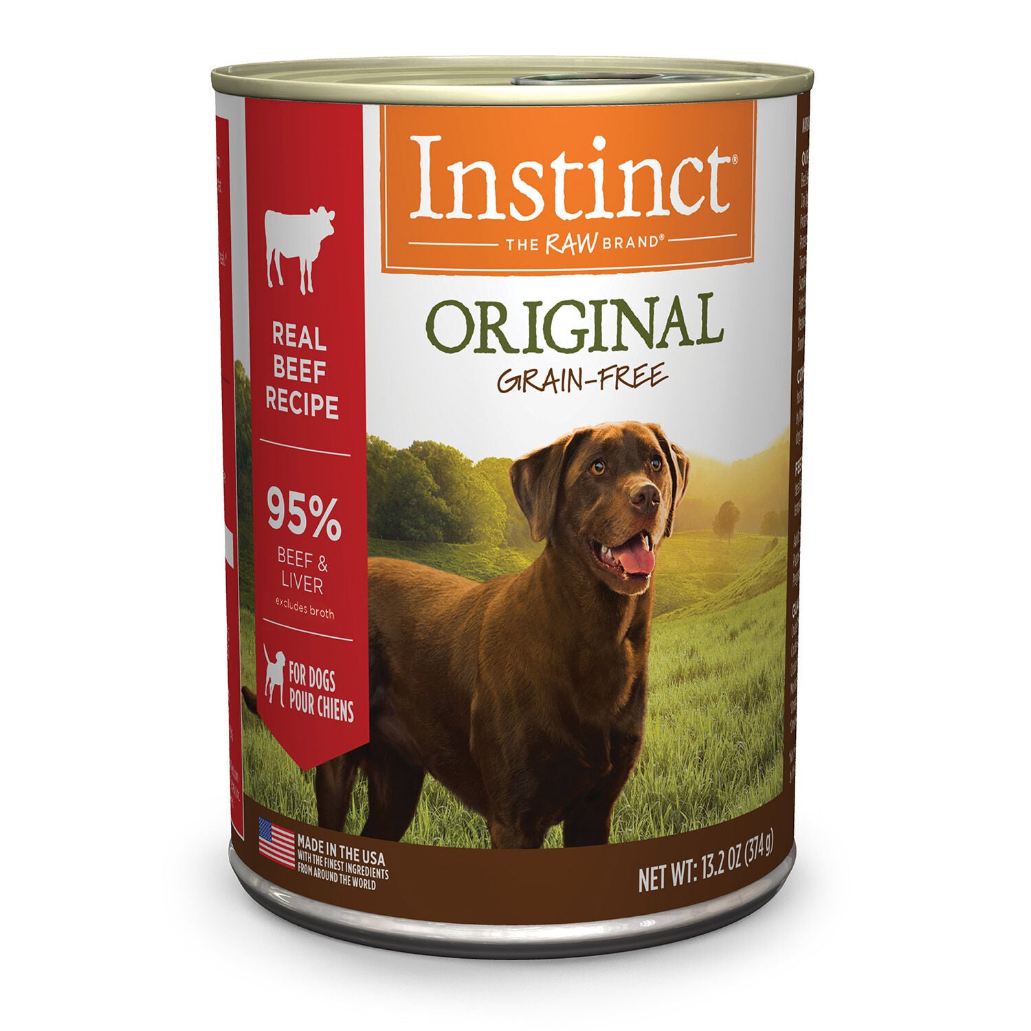 GrainFree Original Real Beef Recipe Dog Food 13.2oz Pet Supermarket