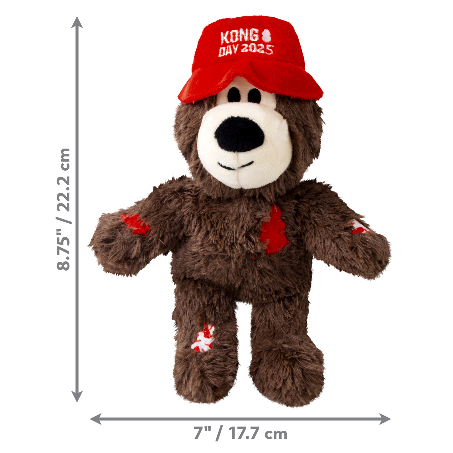 Kong Day 2025 Wild Knots Bear Dog Toy, Assorted Colors