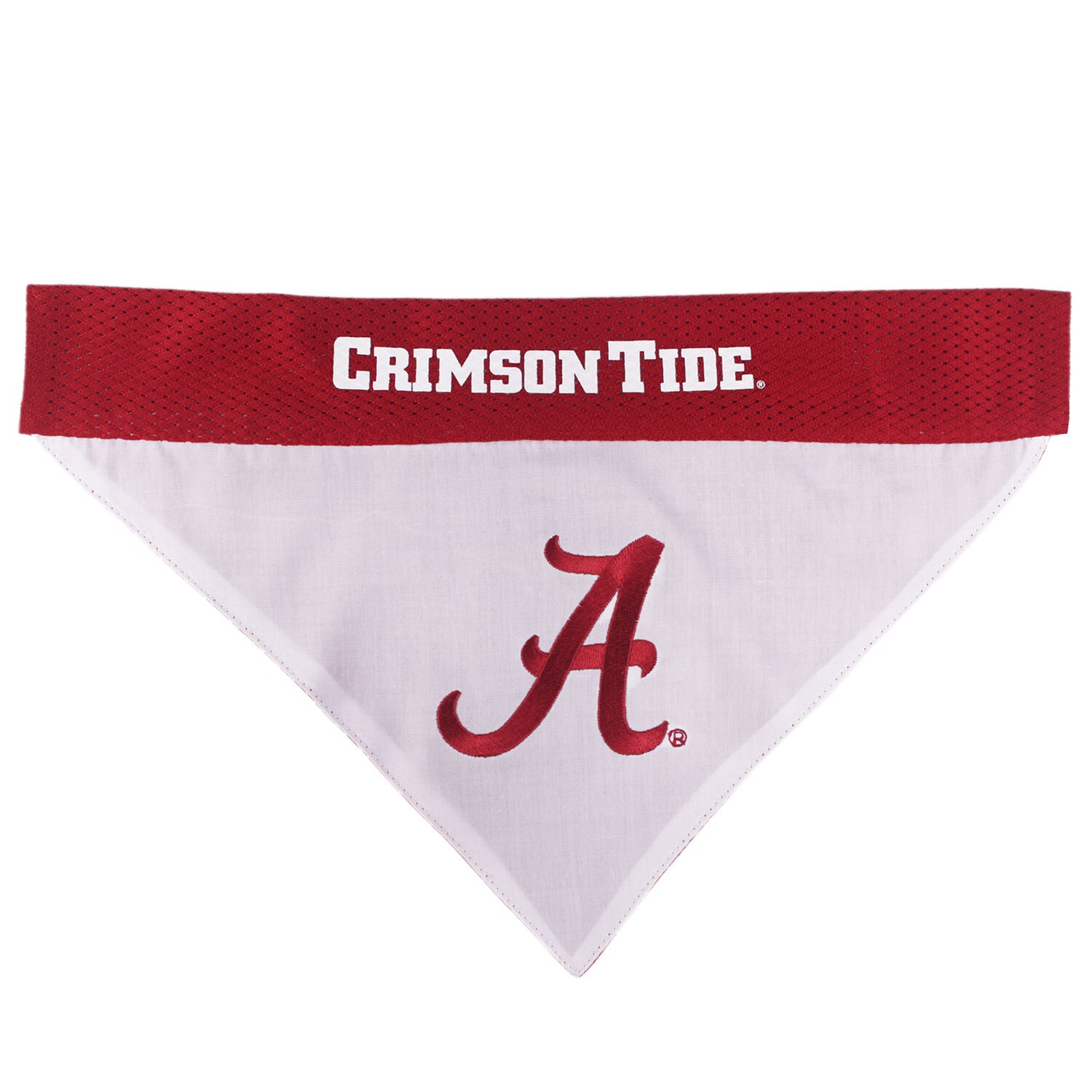 Pets First Ncaa Collegiate University Of Alabama Crimson Tide Reversible Dog Bandana, Xxl
