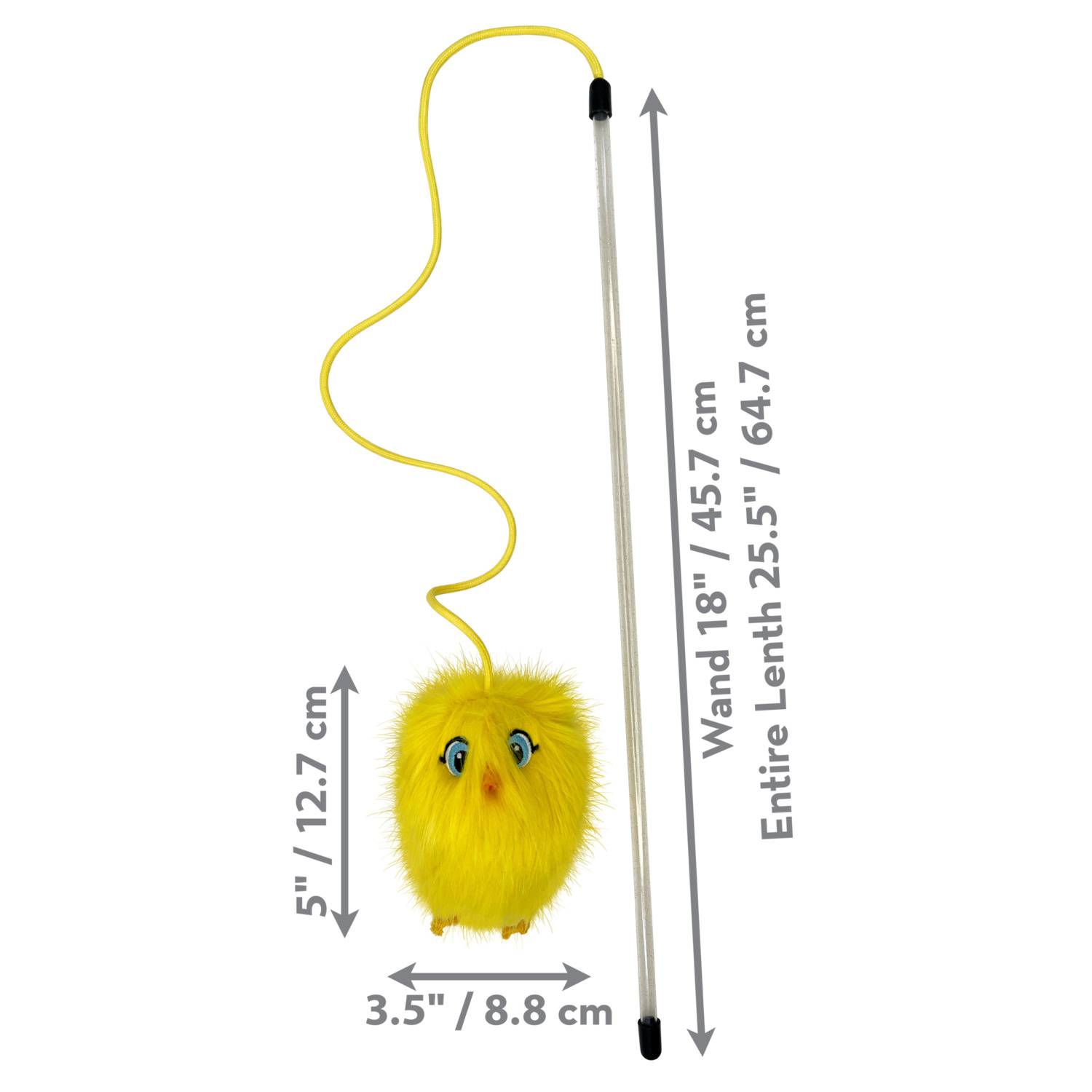 Kong Chirpz Chick Interactive Cat Teaser & Wand