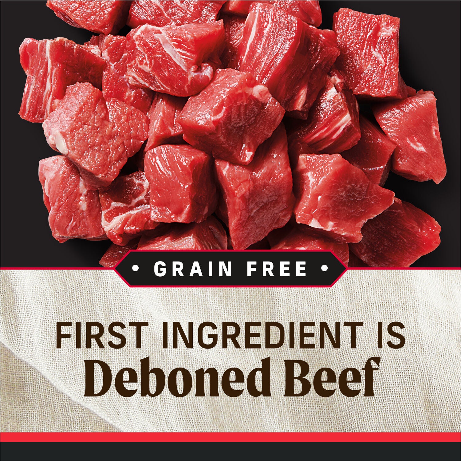 Merrick Grain-Free Premium And Natural Wet Dog Food, Real Beef, Lamb, & Bison Recipe, 12.7-Oz Can
