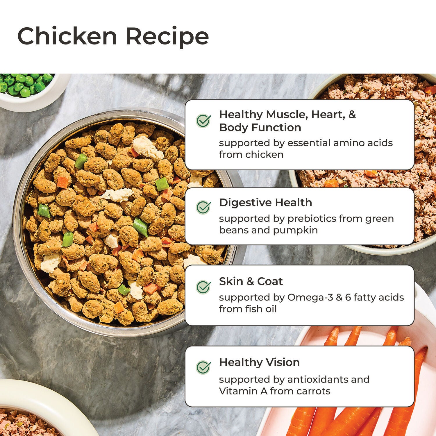 Freshpet Vital Chicken Recipe With Whole Grains & Green Beans Fresh Dog Food, 1.75-Lb 