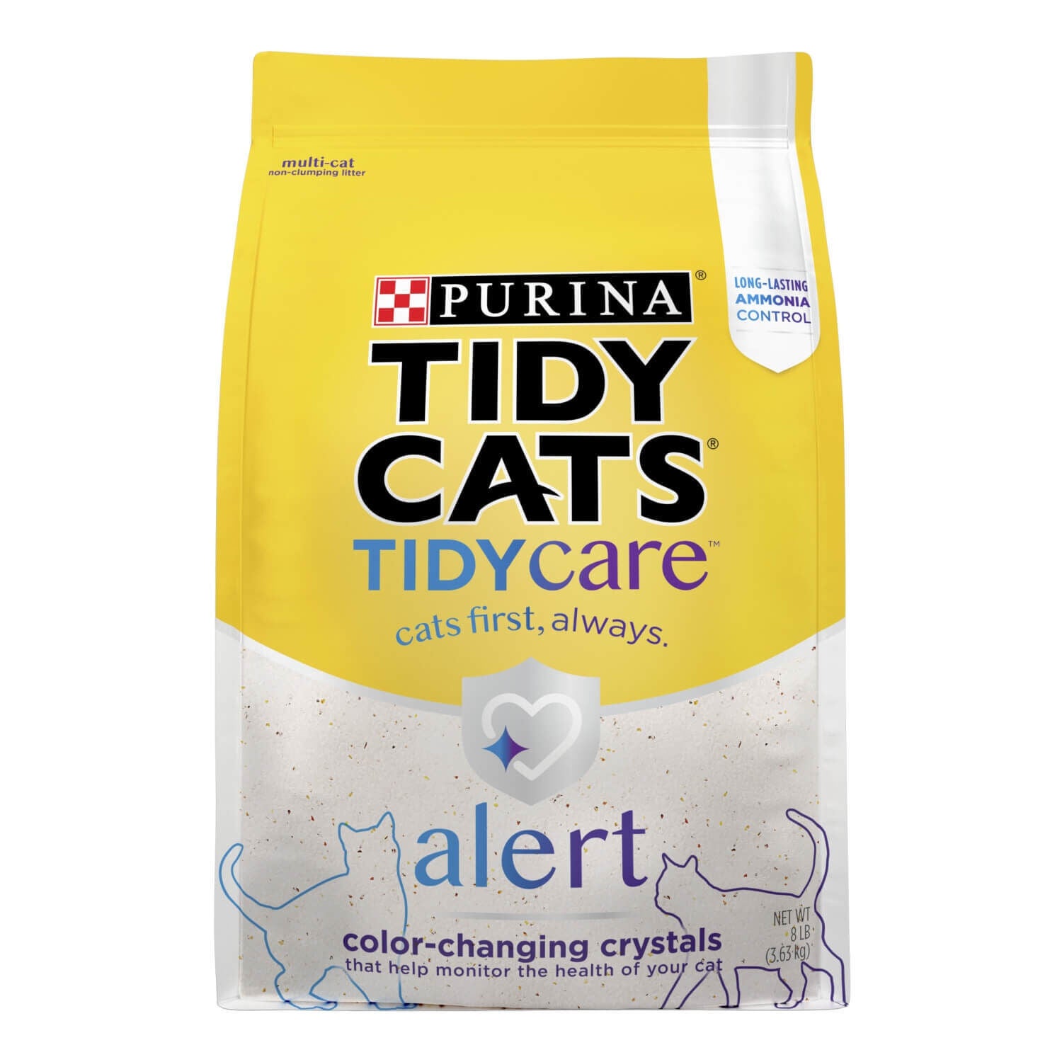 Tidy Cats Tidy Care Alert Health Monitoring Cat Litter With Silica Crystals