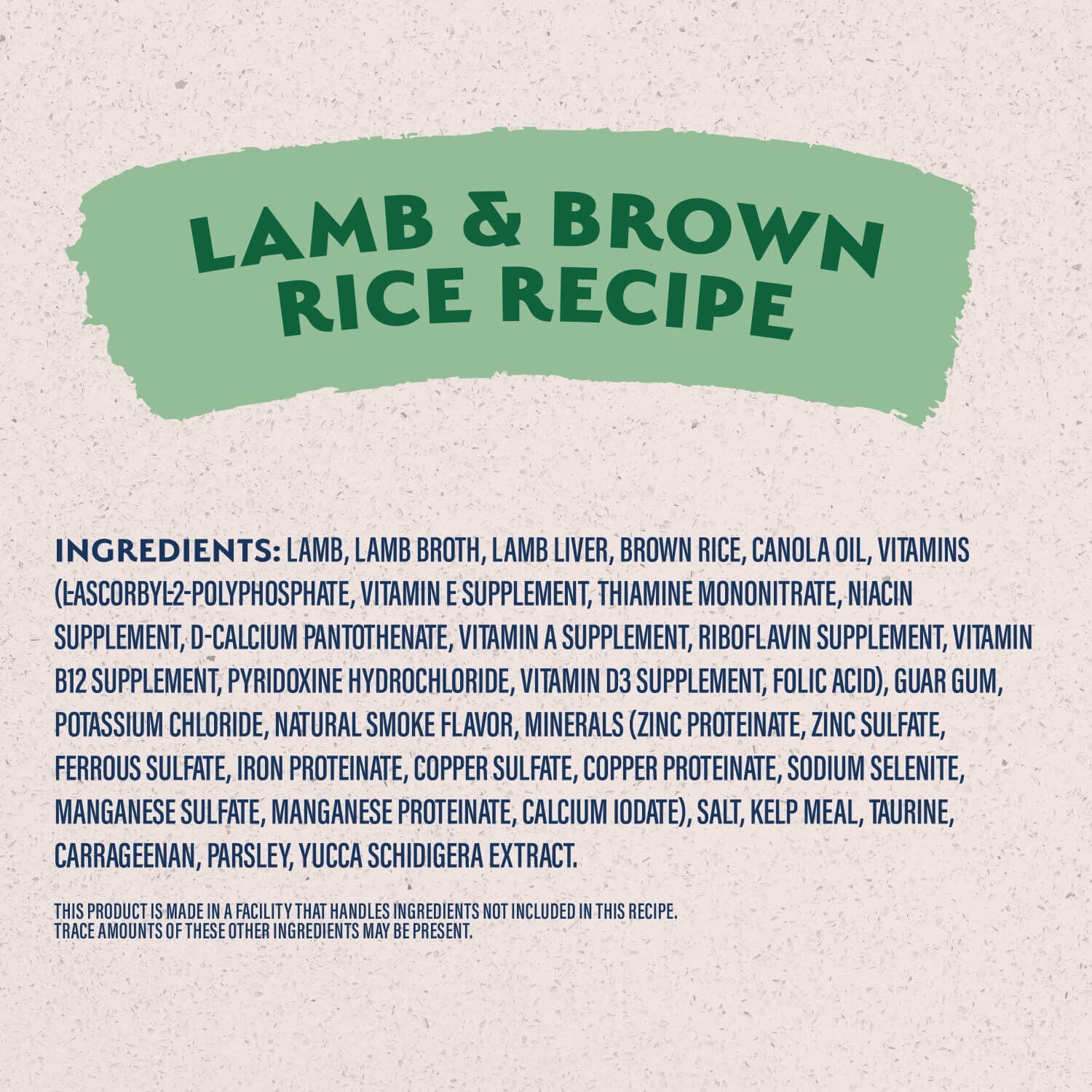 Natural Balance Limited Ingredient Lamb & Brown Rice Recipe Adult Wet Dog Food, 13-Oz