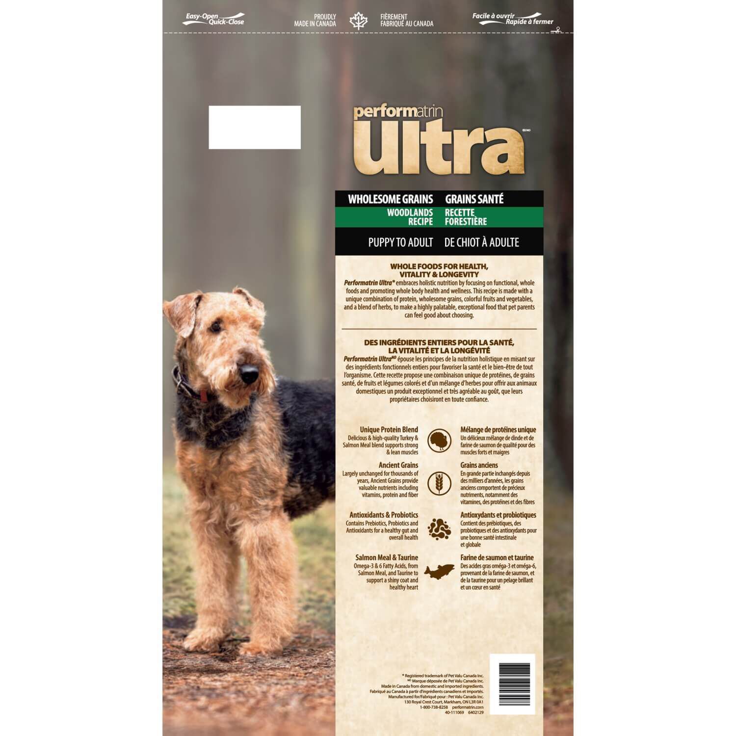 Performatrin Ultra Wholesome Grains Woodlands Dry Dog Food
