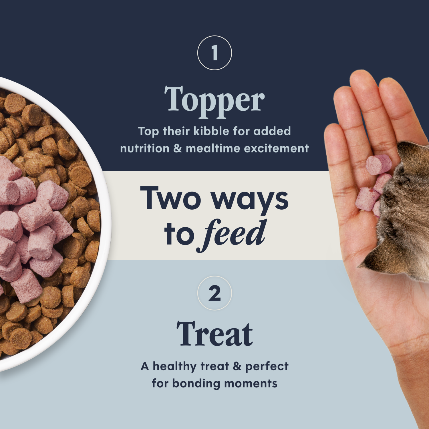Instinct Rawboost Mixers Grain-Free Skin & Coat Health Recipe Cat Food Topper, 5.5-Oz Bag
