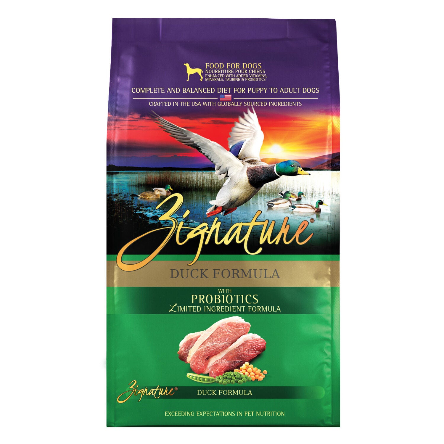 Zignature Duck Formula Dry Dog Food