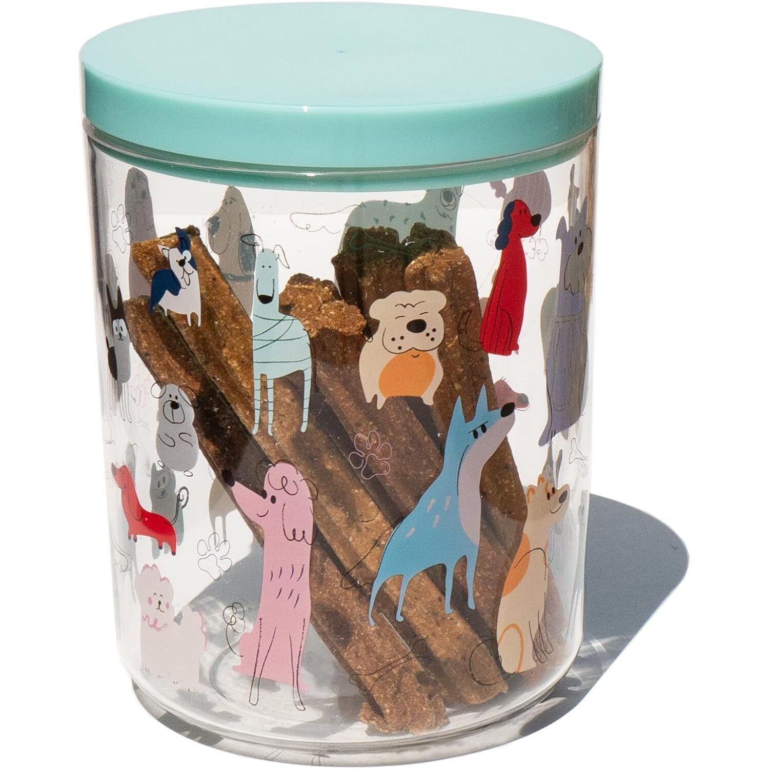 Abode Homewares Whimsy Dog Treat Jar With Lid